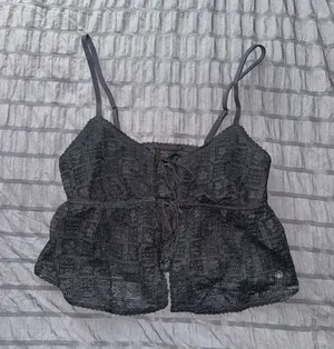 Aerie Lace Tie Front Tank thumbnail 1
