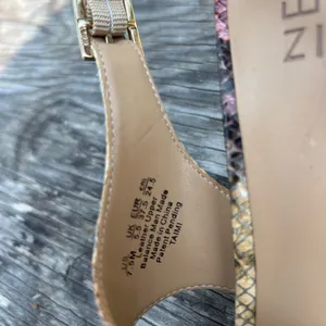 Naturalizer Leather‎ Heeled Sandals Snakeskin 7.5 thumbnail 2