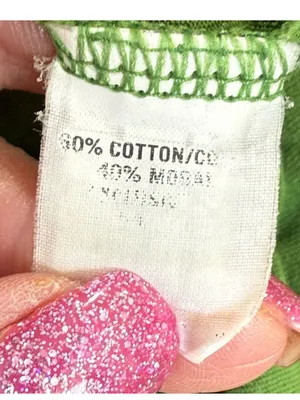 Old Navy Bright Green Square-Neck Smocked Yoke Blouse thumbnail 4