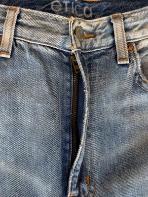 Etica Light Blue Flare Jeans Size 26 thumbnail 8