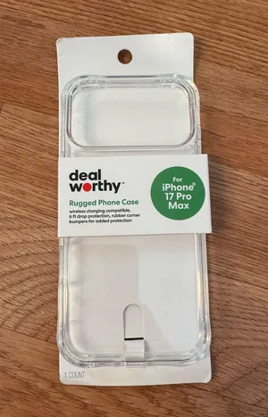 iPhone 17 Pro Max Clear Phone Case White thumbnail 1