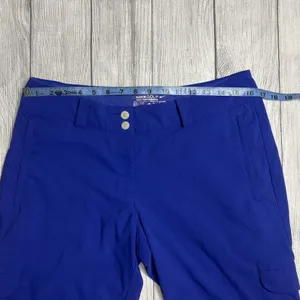 Nike Golf Tour Performance Dri-FIT Blue Cargo Shorts Women Size 8‎ Athletic thumbnail 7