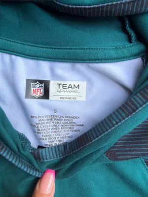NFL Philadelphia Eagles Teal Hooded Pullover with Team Logo thumbnail 3