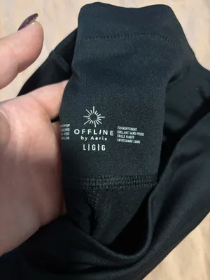 Aerie Black Leggings OFFLINE thumbnail 2