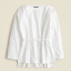 J Crew Ciel top in cotton poplin thumbnail 1
