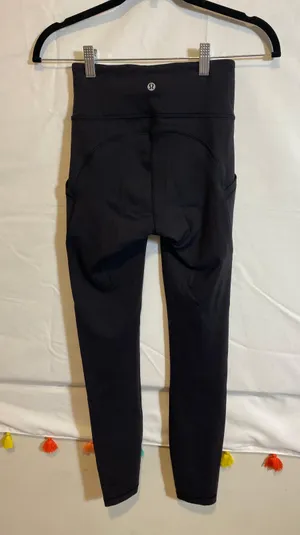 Black Fast And Free High Rise Leggings thumbnail 3