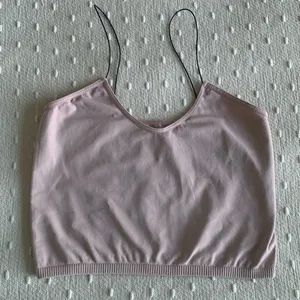 Free People Light‎ Pink Cropped Tank Top XL thumbnail 1