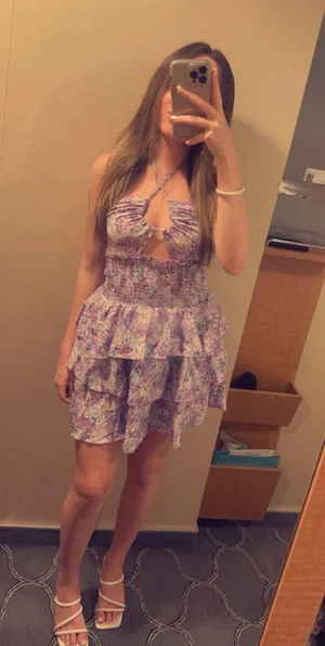beach dress Purple thumbnail 1