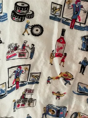 Munki Munki Costco Print Pajama Top Size Small thumbnail 3