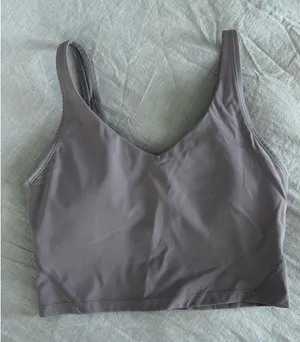 Sports Bra Gray Size 8 thumbnail 1