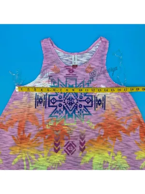 No Boundaries Y2K Vintage Summer Casual Juniors Women's Tank Top Size L NWOT thumbnail 4