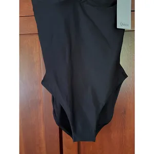 Quince Italian Underwire One Piece Swimsuit Black White Size Small NEW thumbnail 4
