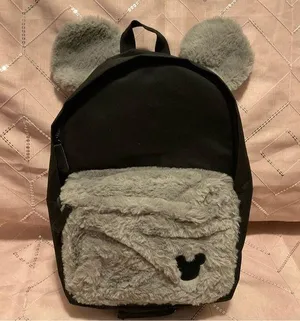 A NWT Walt Disney Mickey Mouse With Ears Backpack thumbnail 1