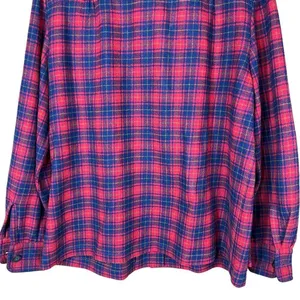 ‎Vintage Pendleton 100% Pure Virgin Wool Red Plaid Coat thumbnail 9