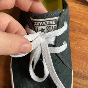 Converse all star sneakers black‎ and white unisex size 8 9.5 thumbnail 2