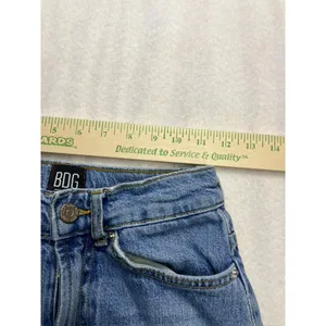 BDG Urban Outfitters High Rise Straight Leg Jeans‎ Medium Wash Blue Size 25 thumbnail 4