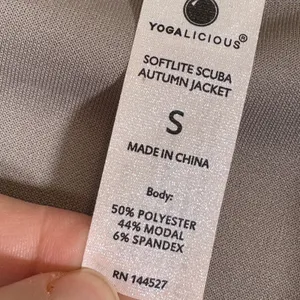 Yogalicious Grey Softlite Scuba Autumn Jacket Womens S Bomber Athletic Casual thumbnail 11