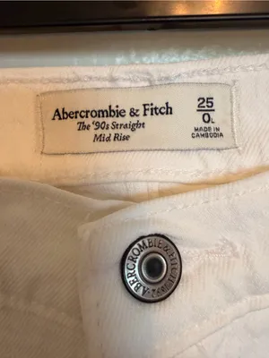 Abercrombie & Fitch The 90’s Straight Mid Rise 0 L thumbnail 4