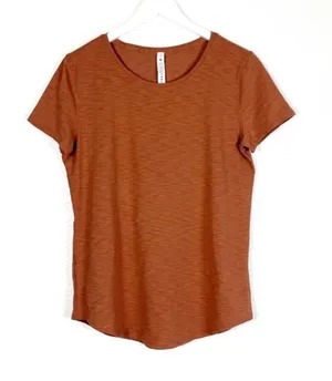 Lululemon Pima Cotton Love Crew Active Premium Tee Size 10 thumbnail 1
