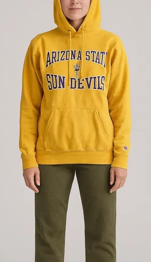 Champion Arizona State Sun Devils Size Medium Hooded Sweatshirt thumbnail 1