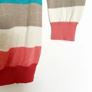 𝅺Vintage wool sweater dress SMALL pink blue Long Sleeve comfy cozy Hippie thumbnail 6