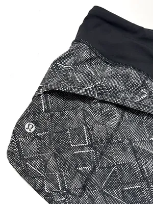 Lululemon Speed Up Shorts built in brief running athletic performance size 6 thumbnail 4
