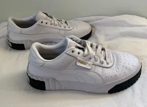 Puma Cali Platform Womens Size 9.5 White Sneakers Casual Shoes 369155-04 thumbnail 1