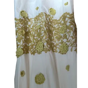 RYU White Green‎ Floral Embroidered Boho Sundress Sz L thumbnail 6