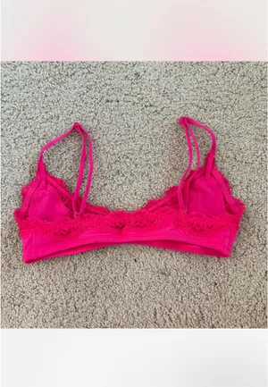 SKIMS Pink Lace Bralette thumbnail 2