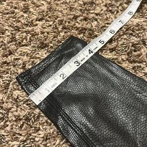 SPANX Faux Leather Leggings Black Pebbled Large thumbnail 8