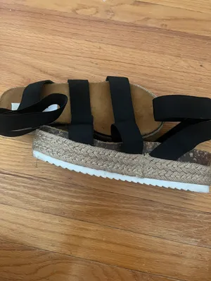 Cork Platform Sandals thumbnail 3
