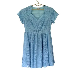 eShakti Knee Length‎ Dress 2x 20W Rush Week Lace Fit Flare Feminine thumbnail 2
