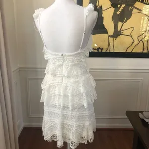 Show Me Your MuMu Tracy Ruffle Tiered Dress NWT XS thumbnail 3