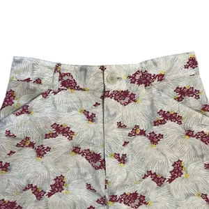 Zara Printed Cuffed Hem Mid-Rise Dress Pants(Size Small) thumbnail 6
