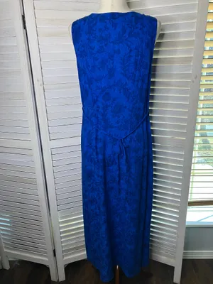 Sag Harbor Vintage Dress Blue Floral size 16 thumbnail 3
