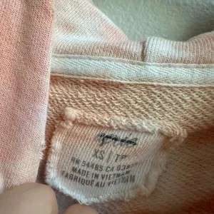 Aerie 90’s Tie Dye Oversized Relaxed Hoodie Pink Peach Boho Comfort Size XS thumbnail 3
