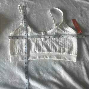 NEW Womens Colsie XL White Bralette and Underwear Set NWT‎ thumbnail 7