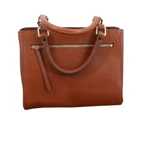 Dooney & Bourke Small Zip Satchel Amber Saffiano Leather Handbag thumbnail 5