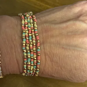 ZAD multicolor beaded stretch bracelet set Multiple thumbnail 5