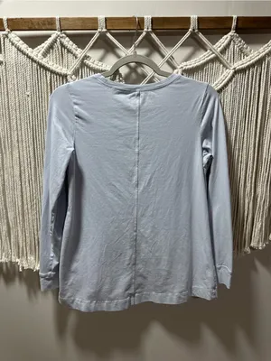Pact Light Blue Long Sleeve Crewneck Tee thumbnail 5