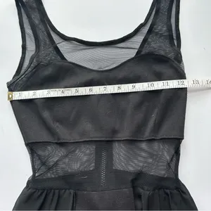 Elegant Black Sleeveless Dress thumbnail 5