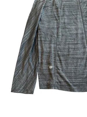Lululemon Set To Sweat Long Sleeve Top Lightweight Activewear Yoga Athleisure thumbnail 5
