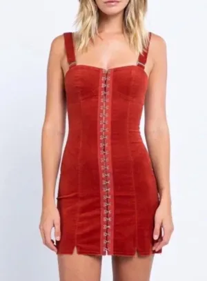 Skylar + Madison Hooked Corduroy Mini Dress thumbnail 1