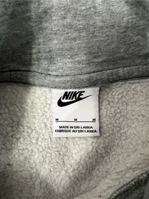 Nike Light Gray Women's Pullover Hoodie size medium unisex thumbnail 3