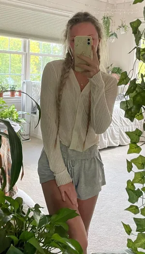 White Long Sleeve Top thumbnail 2