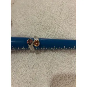 ring band sterling silver 925 beautiful unique size 8 thumbnail 2
