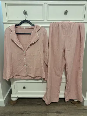 Two Piece Button PJ Set  thumbnail 3