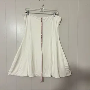 Oh Polly Brielle White Bandeau Bodycon Mini Dress Size 12 NWT thumbnail 10