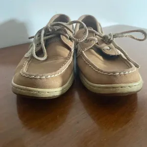 Brown Leather Sperry Top Siders Boat Shoes Loafers Flats GUC!‎ Size 6.5 #71 thumbnail 6