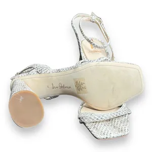 Sam‎ Edelman Women Silver Heels Sz 10 thumbnail 7